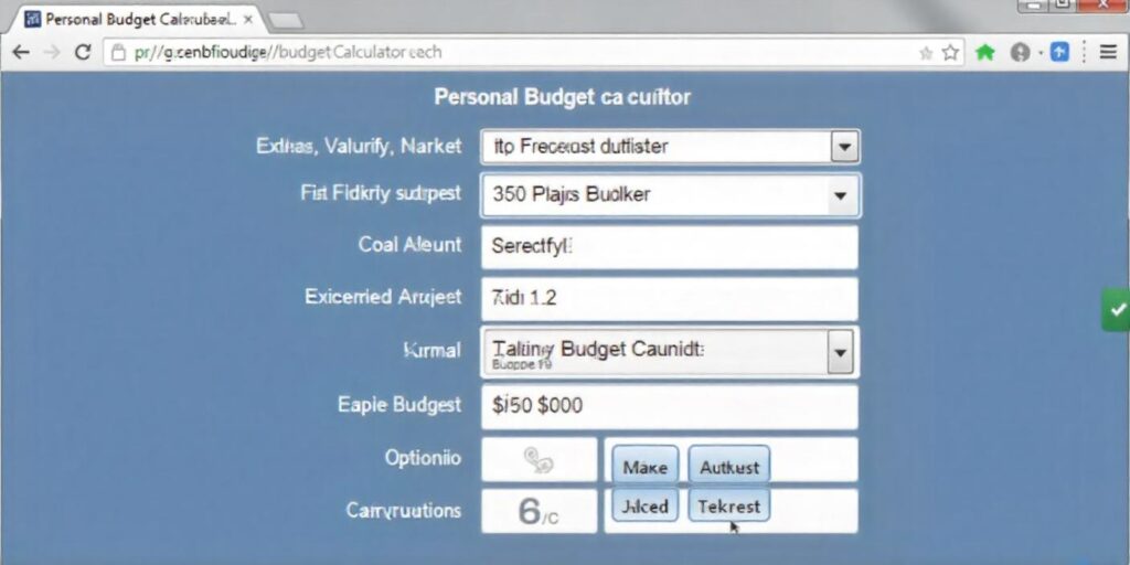 Free holiday budget planner online screenshot